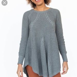 Agnes and Dora cable pullover small